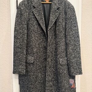 Michael Kors Black and Gray Trench Coat